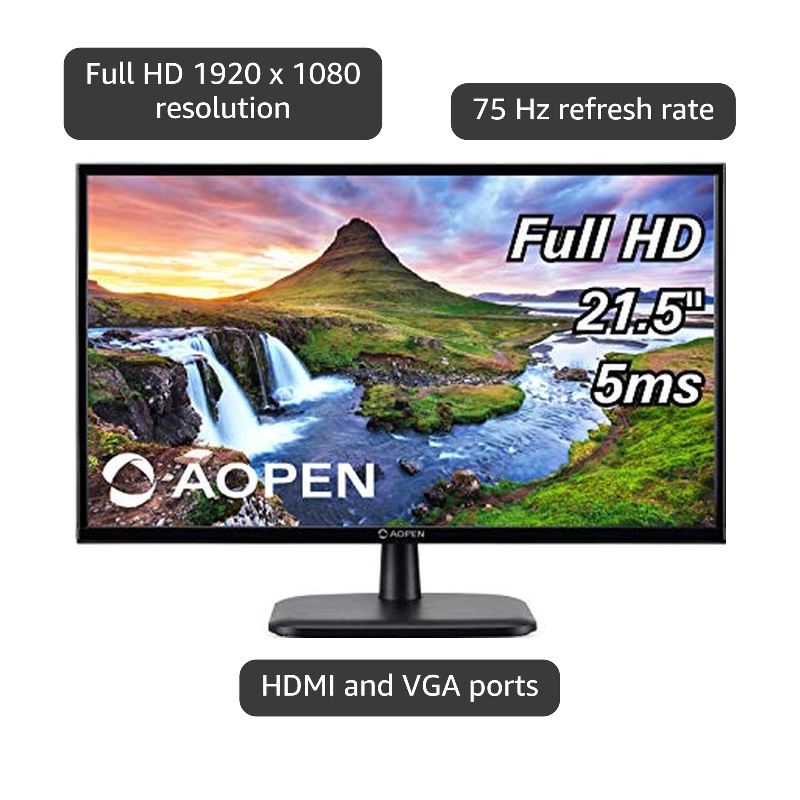 Amazon.com: AOPEN by Acer 22CV1Q bi 21.5
